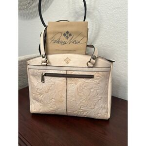 Patricia Nash poppy tote 100% leather with dust bag NWOT